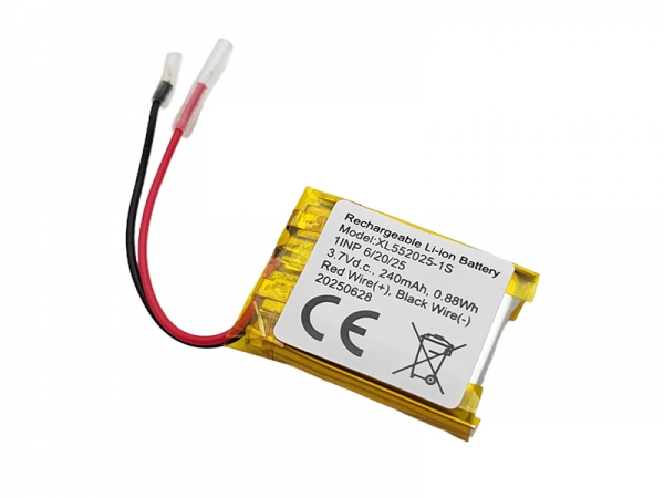 3.7V polymer lithium battery | 552025 240mAh 3.7V CE
